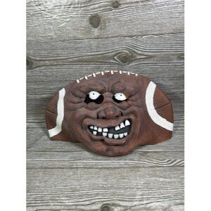 Vtg 2000 NIGHTVIEW Football Head Full Head Rubber Mask Costume Super Fan Mascot